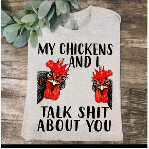 Funny shirt chicken mom farm cute popular humor